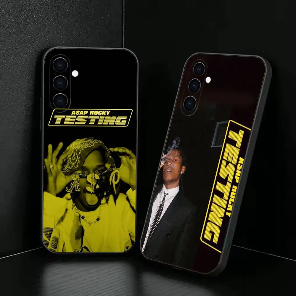 Rapper A-Asap R-Rocky Phone Case For Samsung Galaxy A73,A72,A71,A70,A53,A52,A51,Soft Silicone Black Cover