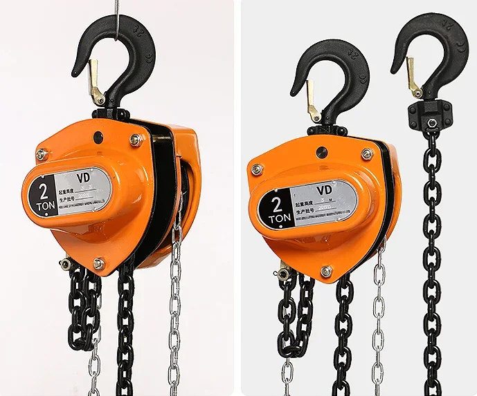 factory HSZ 5 Ton Manual Chain block 6m 2 ton hand chain Hoist with hooks