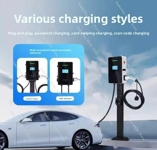 

EV Charger AC 14KW*2 Double Electric CarsCharging Station 32A/16A GBT Ev Fast Charging Station Wallbox