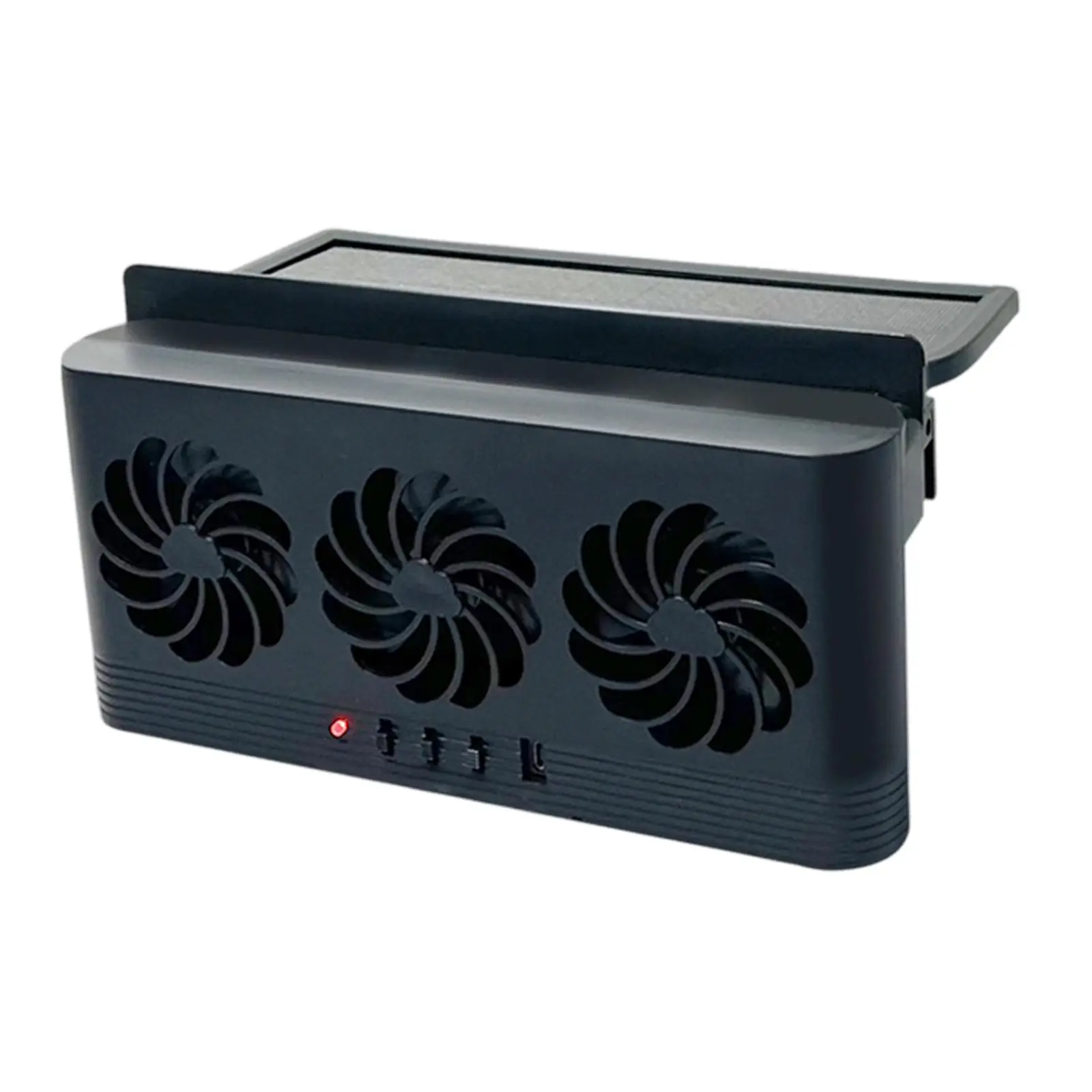 Car Window Fan Solar Power Universal Easy to Install Exhaust Fan Efficient Ventilation USB for Automobile SUV Automotive