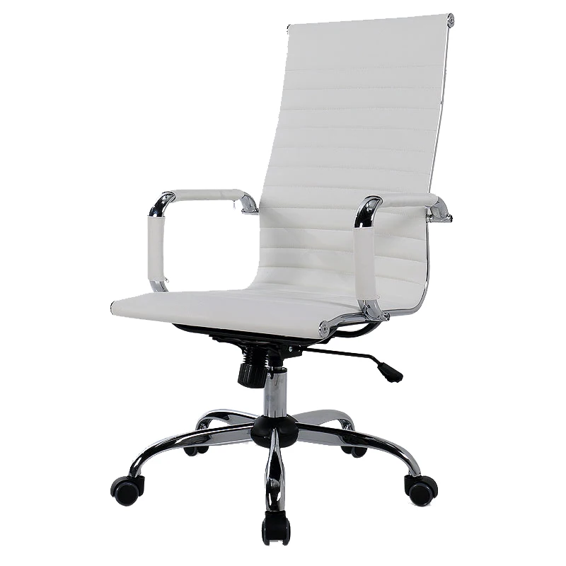 Computer chair household bow leather office chair ergonomic swivel chair conference chair staff