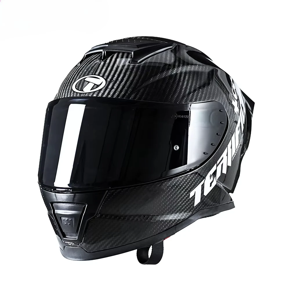 

2024, винтажные мотоциклетные шлемы на все лицо из углеродного волокна, стекловолокна, фирменные мото шлемы с индивидуальным логотипом