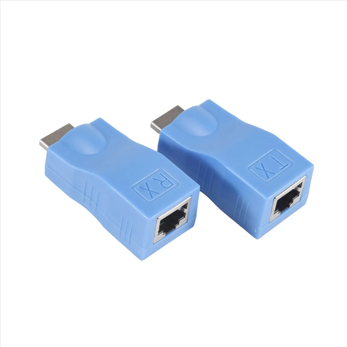 【Single Ethernet cable extender】 to RJ45 Network Repeater 2 PCS Extender Transmitter and Receiver Network