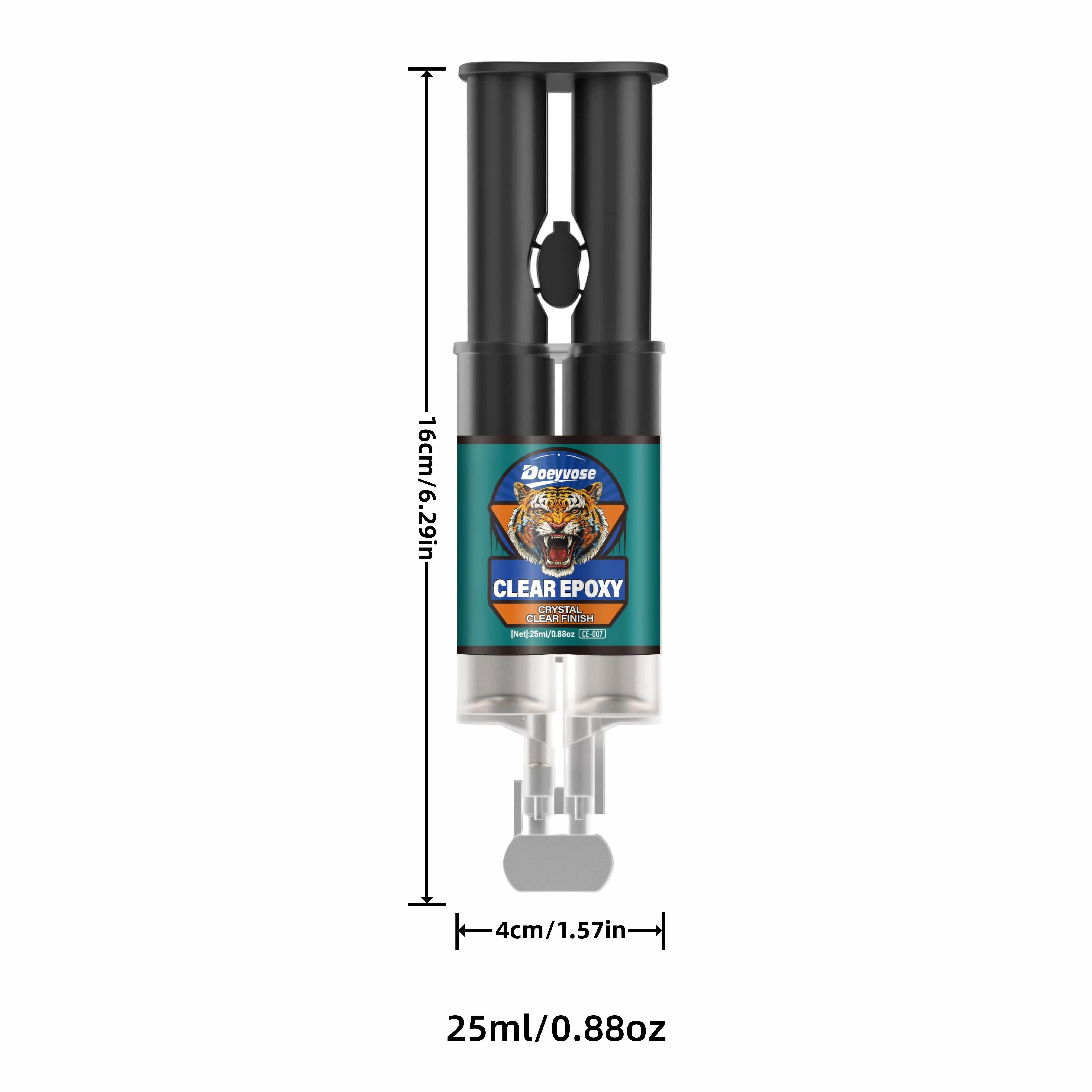 Clear Two Part AB Epoxy Glue Transparent Repair Adhesive 25ML Transparent AB Epoxy Glue High Strength Clear Casting Repair