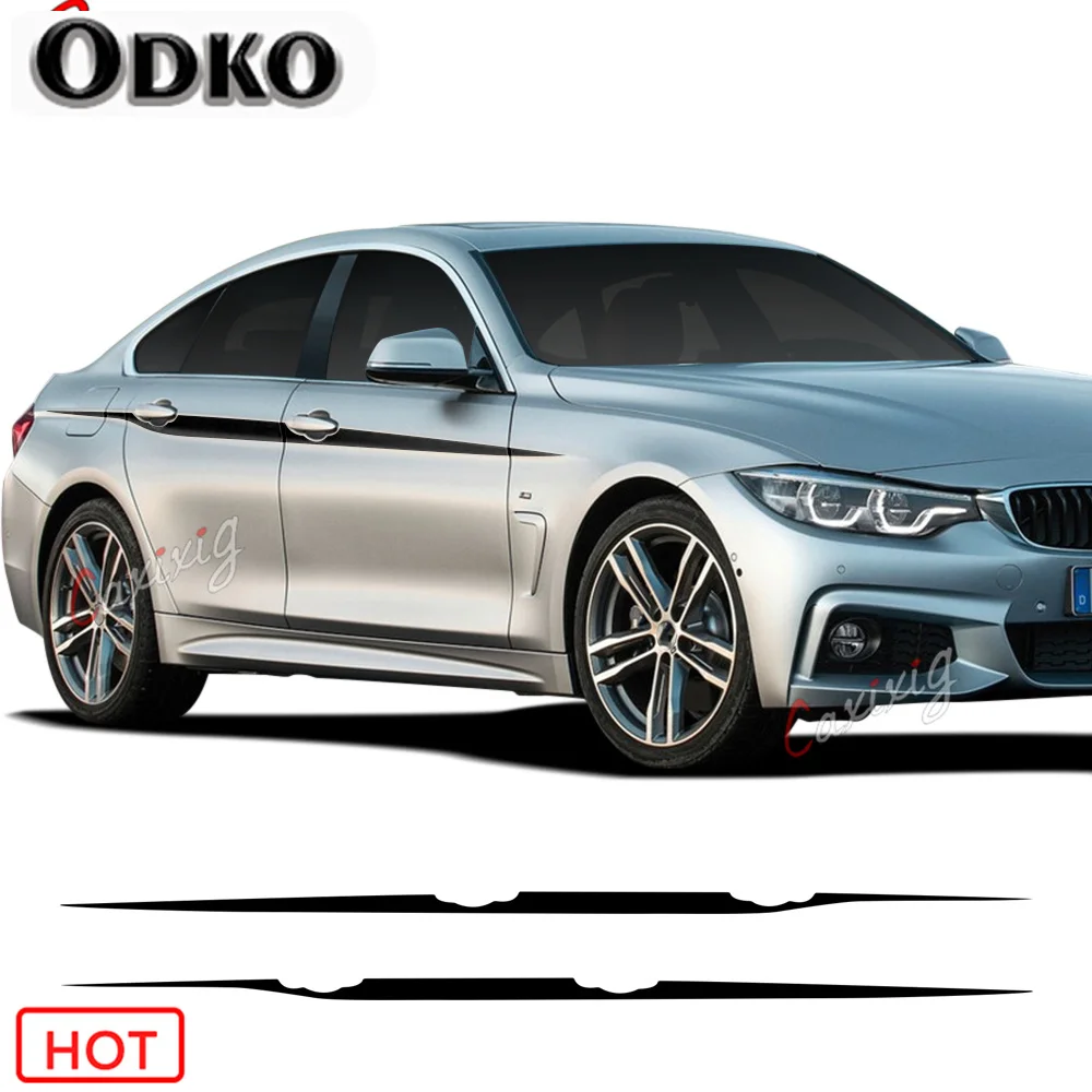 

Car Styling Door Side Upper Stripes Waistline Vinyl Decal Stickers For BMW 4 Series Gran Coupe F36 Accessories