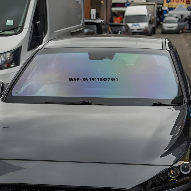 

Red Chameleon Film Car Side Windshield Tint Foil VLT 32% Car Truck Side Window Foils Explosion Proof Solar Glass Film