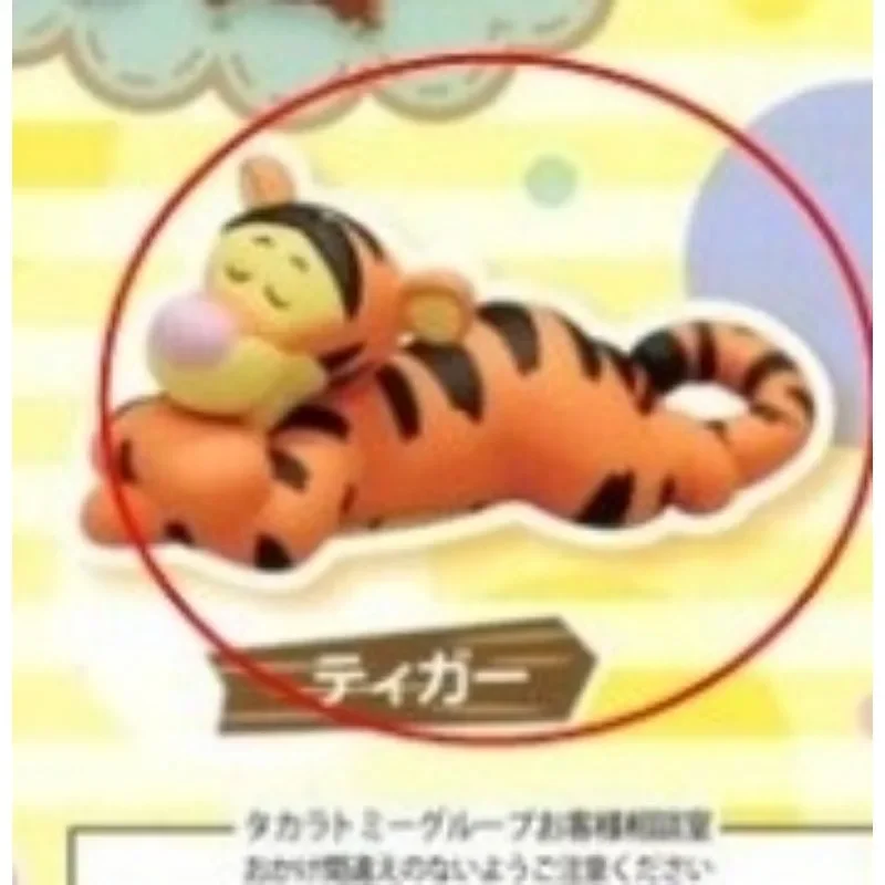 Original Winnie The Pooh Piglet Tigger Eeyore Rabbit Anime Action Figures Capsule Gashapon Toy Doll Model for Kids Gifts