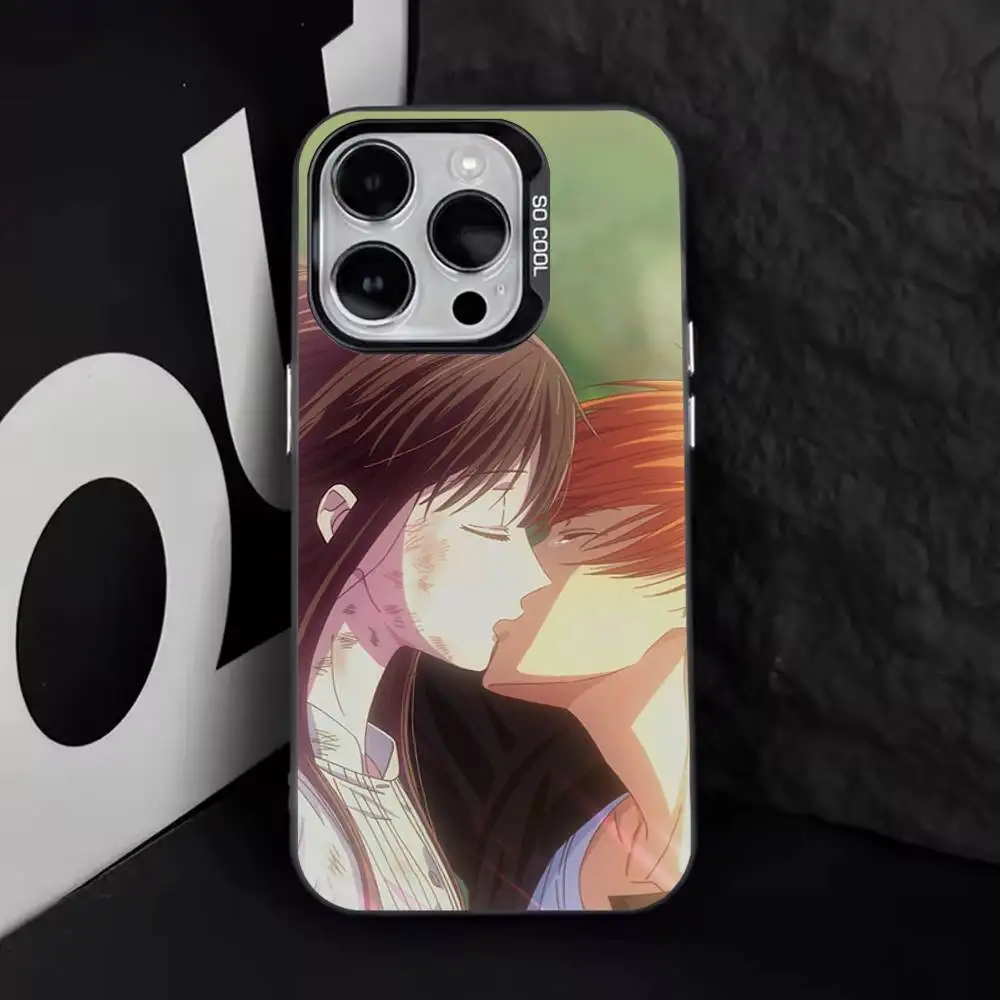 F-Fruits B-Baskets Anime لهاتف iPhone 11,12,13,14,15,16,17,Pro,Max,Plus,E,Air,Mini Phone Case IMD Matte Black #3