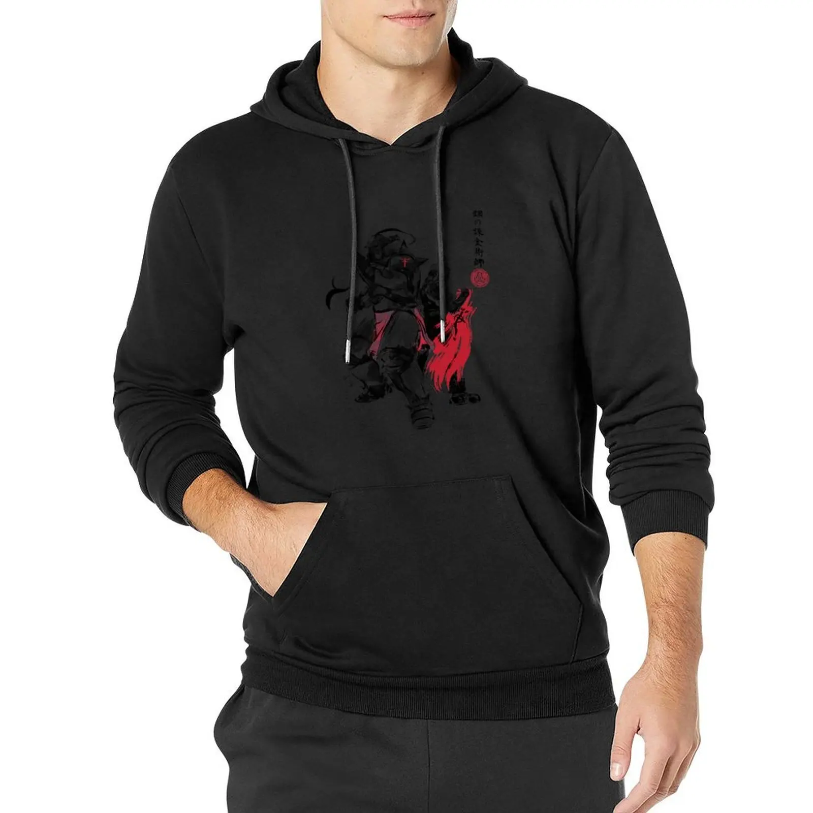 

Brotherhood sumi-e Pullover Hoodie mens clothes male clothes tracksuit