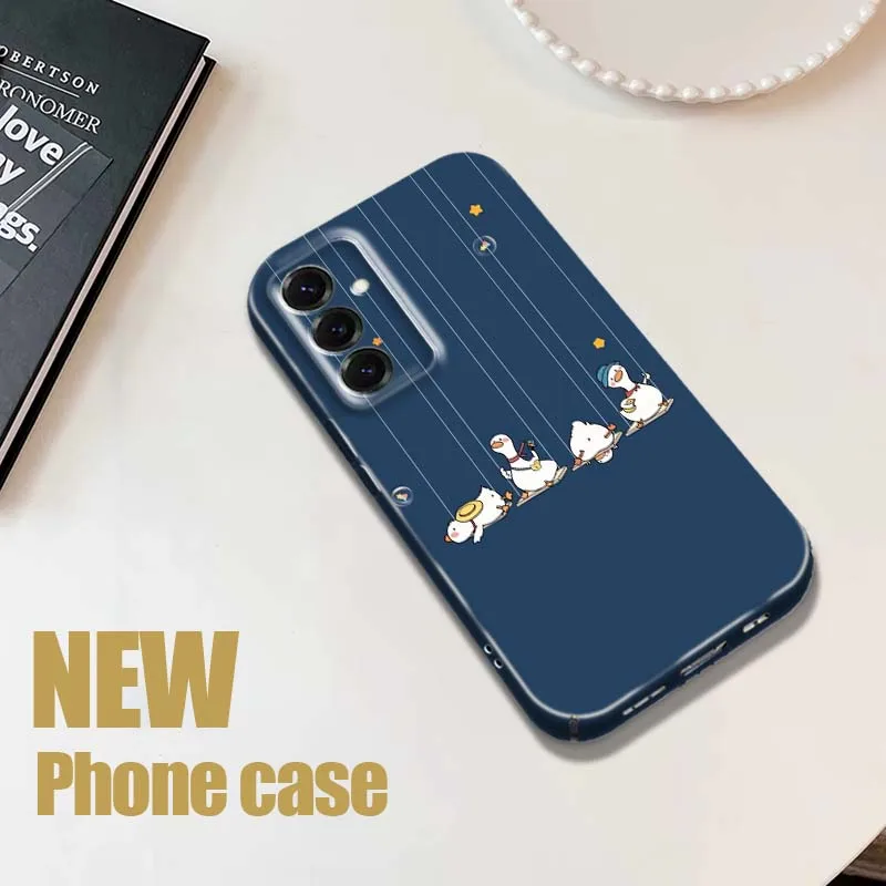 

Duck Astronaut Art Phone Case For Samsung Galaxy S26 S25 S24 S23 S22 S21 FE Lite Plus Ultra Film Hard Shell