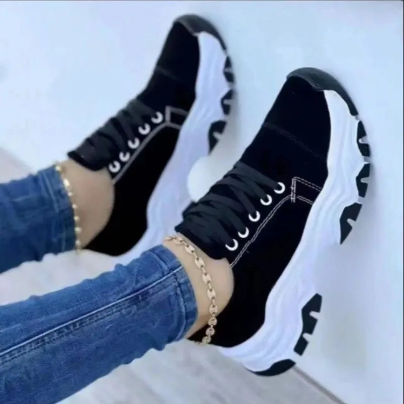 2024 Sneakers Damesschoenen Nieuwe Canvas Schoenen Casual Dames Sneakers Vintage Schoenen Dames Platform Zapatillas Mujer