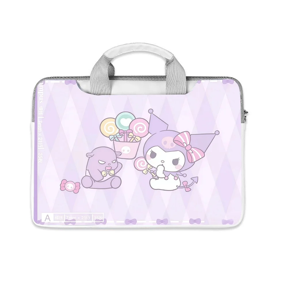

Hello Kitty Kuromi Portable Laptop Bag Protective Cover for Macbook 12 13 14 15.6 16 Inch Macbook Air Asus Huawei Briefcase Gift