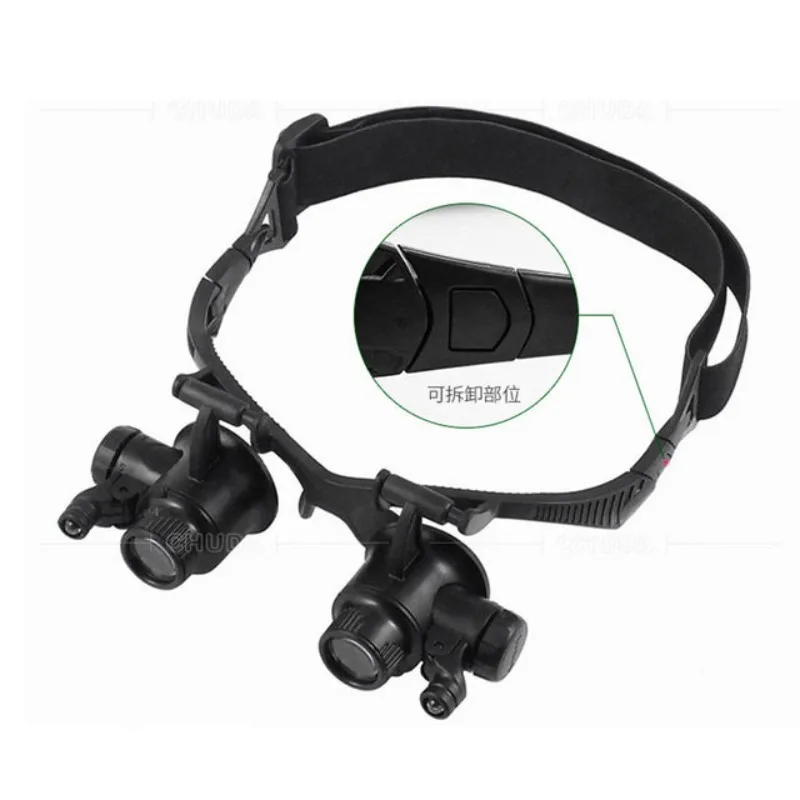 Magnifying Glass Maintenance Electronic Components Watch Tools Glasses Worktable High Mobile Phone with Light Circuit Board
