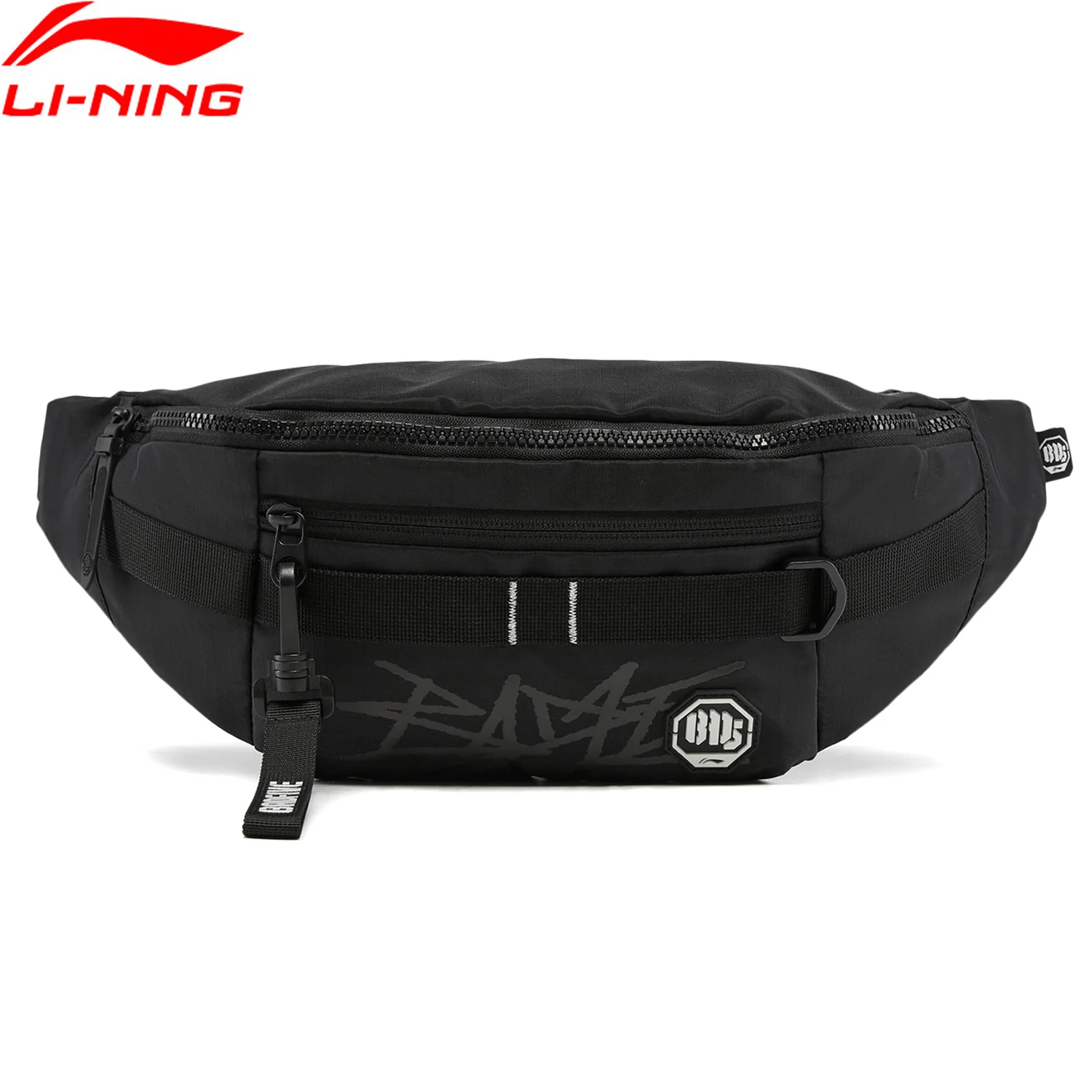 Li-Ning Unisex BADFIVE Sling Bags  LN WATER REPELLENT 100%Polyester 390*95*160mm Street Style LiNing Basketball Bags ABDW111