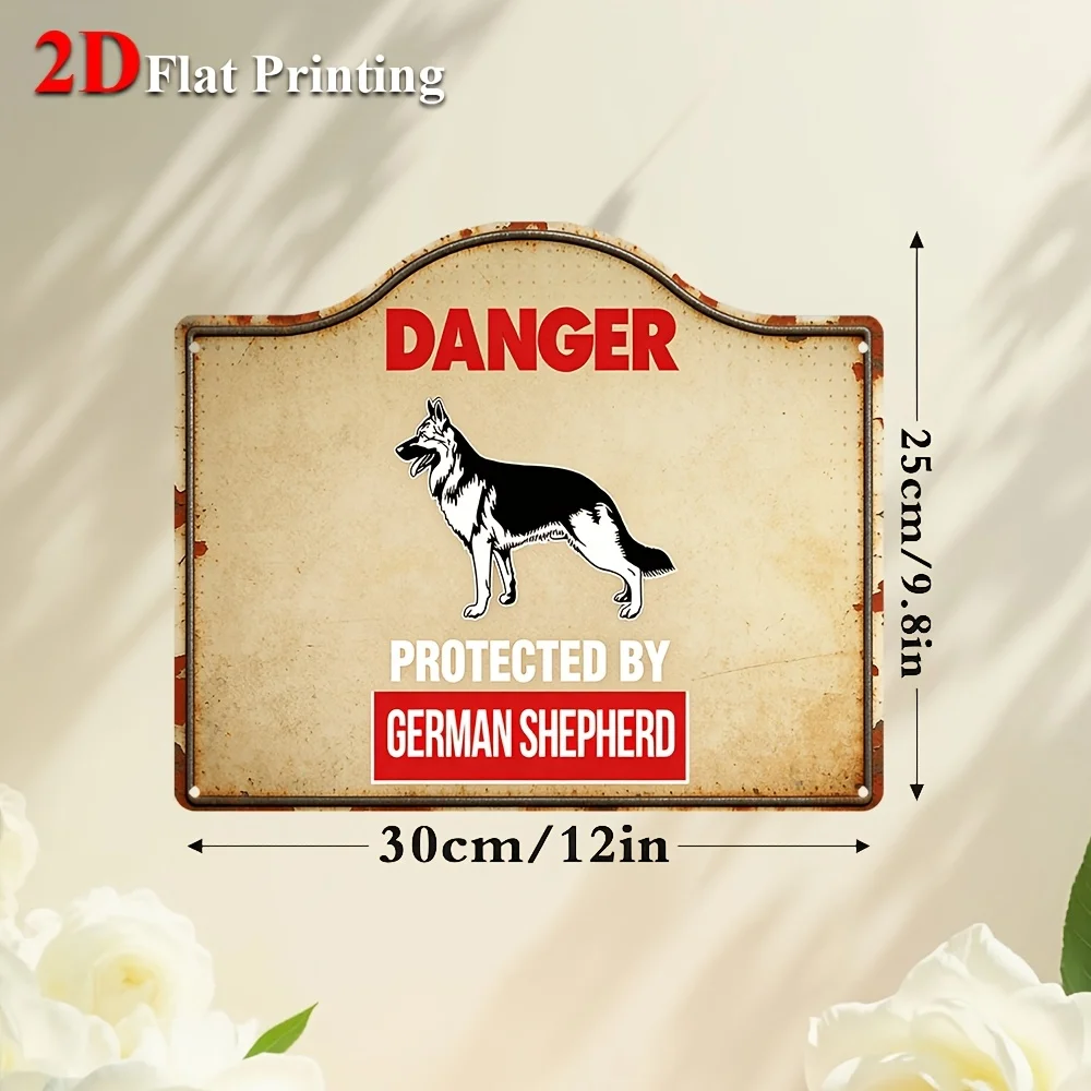 1pc, 2D Flat, Signs Metal Sheet Painting 