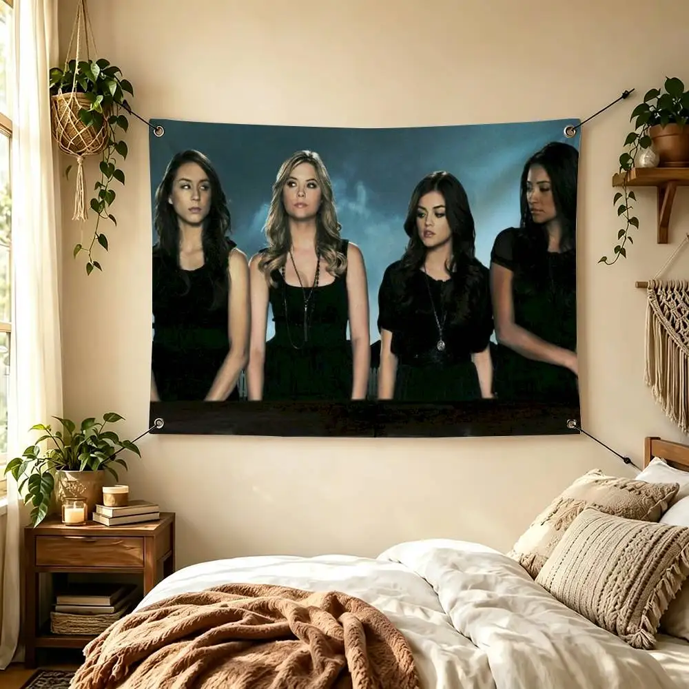 P-Pretty Little L-Liars TV  Flags Wall Hanging Tapestry Outdoor Garage Room Decorative flag Background Blanket