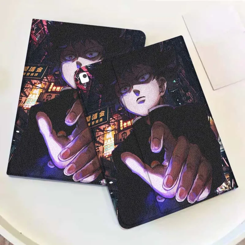 Mob Psycho 100 Popular For iPad Pro Air Mini 2 3 4 5 6 7 7th 8th 9th 10th 11th 10.2 9.7 10.5 10.9 11 12.9 13 حافظة كمبيوتر لوحي #3