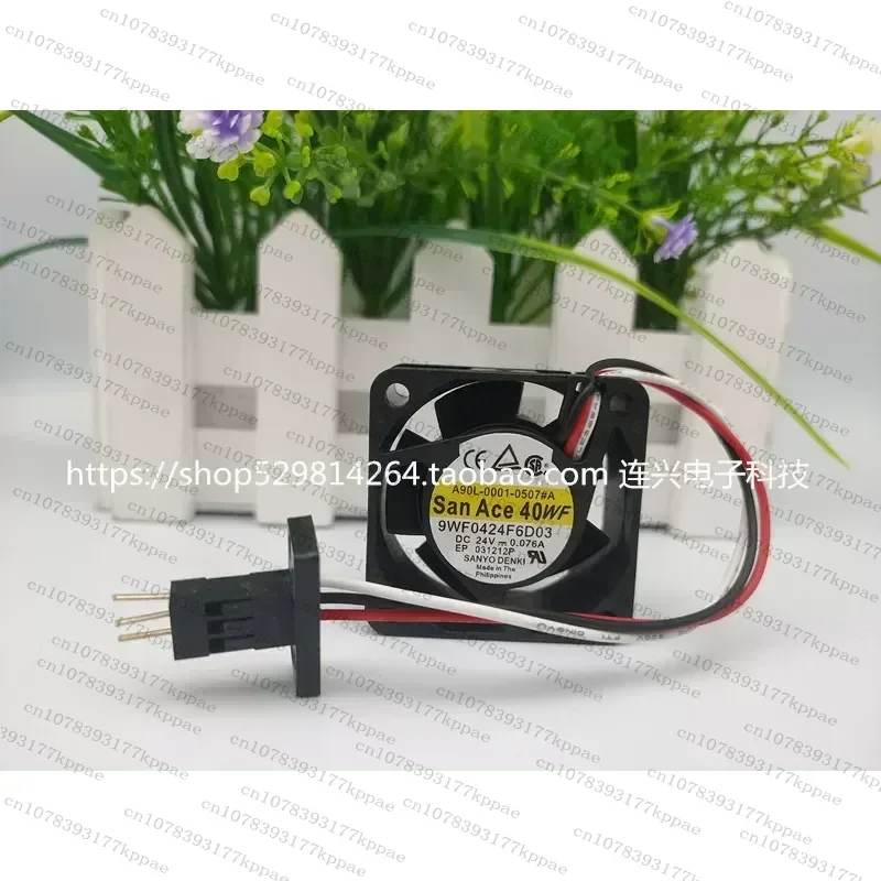 1PCS for San Ace 40WF 24V 0.076A 9WF0424F6D03 D04 Cooling Fan for Fanuc