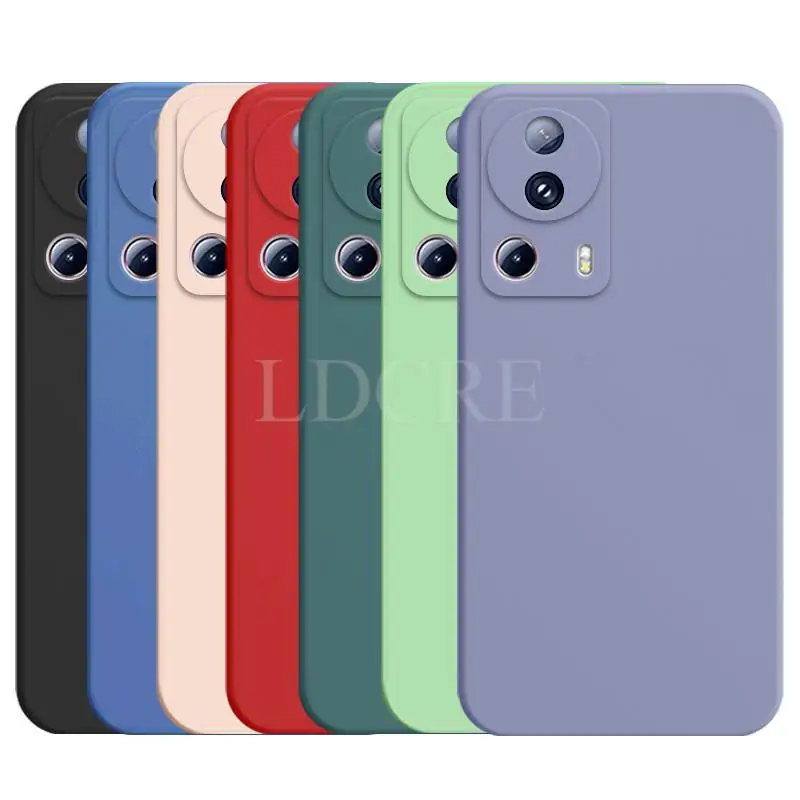 For Xiaomi 13 Lite Case Liquid Silicone Coque For Xiaomi 13 Lite Cover TPU Rubber Protective Phone Case Mi 13 Lite Pro 12 Cover