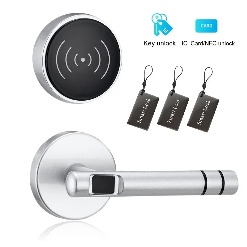 Apartment Hotel Wooden Door Lock RFID Card Induction Split Lock Smart Lock Zinc Alloy Electronic Door Locks