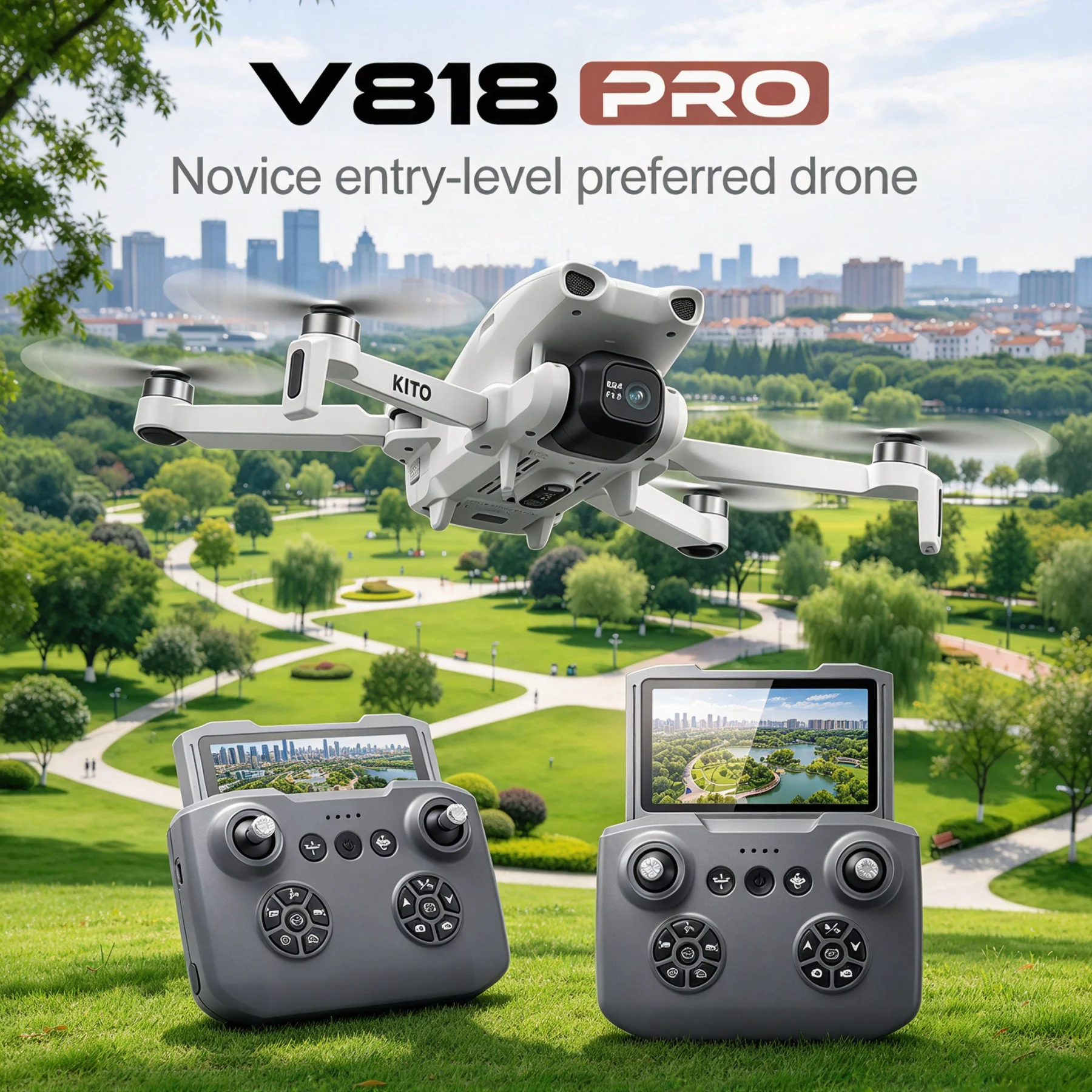 GPS Drone V818PRO 4K 6K 8K Camera Aerial Quadcopter 5G Screen Remote Smart Follow Obstacle Avoidance Pro Max Elite