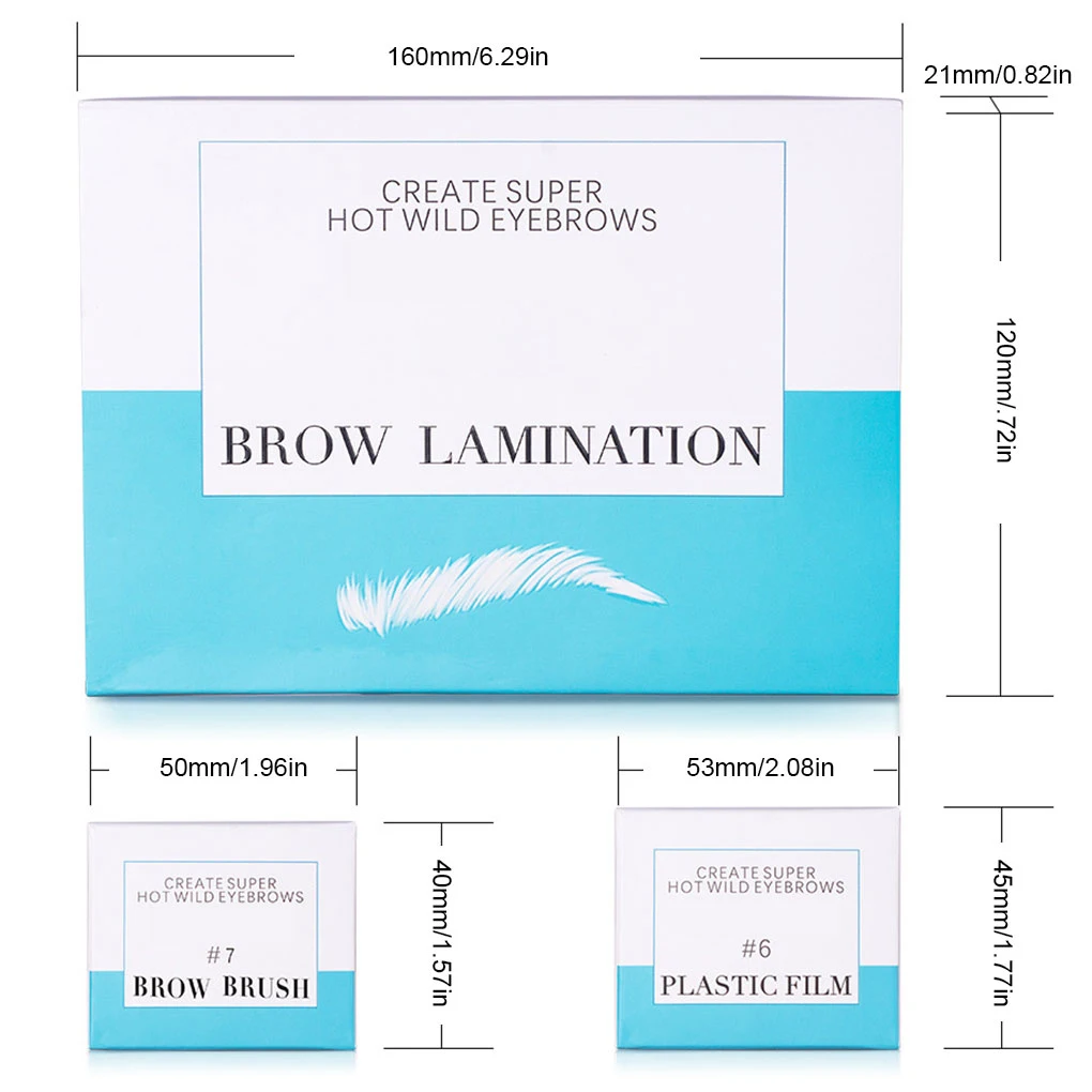 Langdurige make-up Schoonheid Semi-permanente wenkbrauwliftset Laminering Wenkbrauwkrullen Cosmetisch accessoire Reizen