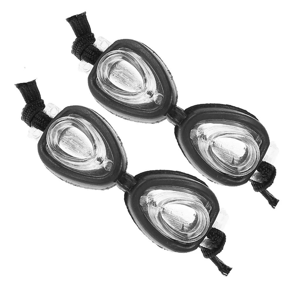 

2 шт. миниатюрные очки для плавания, модные миниатюрные очки, аксессуары для летних вечеринок у бассейна, аксессуары для кукольного домика, креативный набор для игр