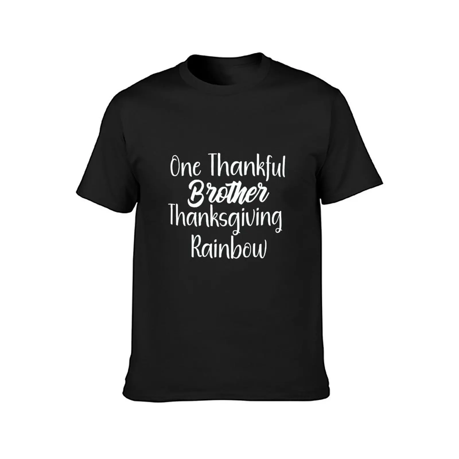 One Thankful Daddy Thanksgiving Rainbow leopard Fall T-shirt tees new edition blacks plus size tops mens t shirts casual stylish