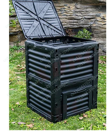 160L Gardening Garden Compost Bucket Tipping Outdoor Garden Fermentation Box Organic Fertilizer Garbage Fallen Leaf Compost Bin