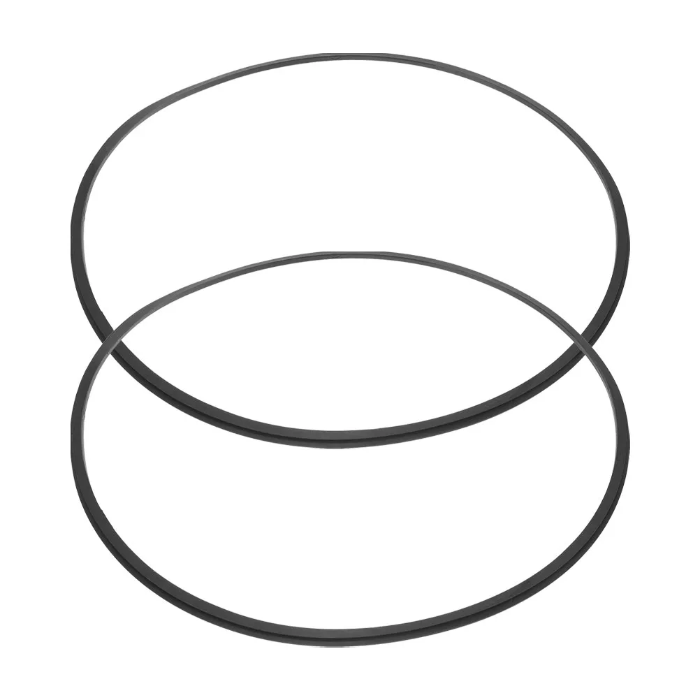 2 Pcs Rubber Chassis Bar Chair Ring Floor Protectors Plastic Accessory Accessories Stool