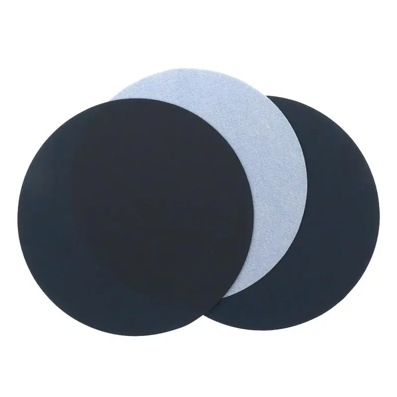 1-50 pz 7 "180mm dischi abrasivi a umido grana 800-10000 # disco di carta vetrata floccato Hook & Loop Pad per strumento di lucidatura abrasivo abrasivo