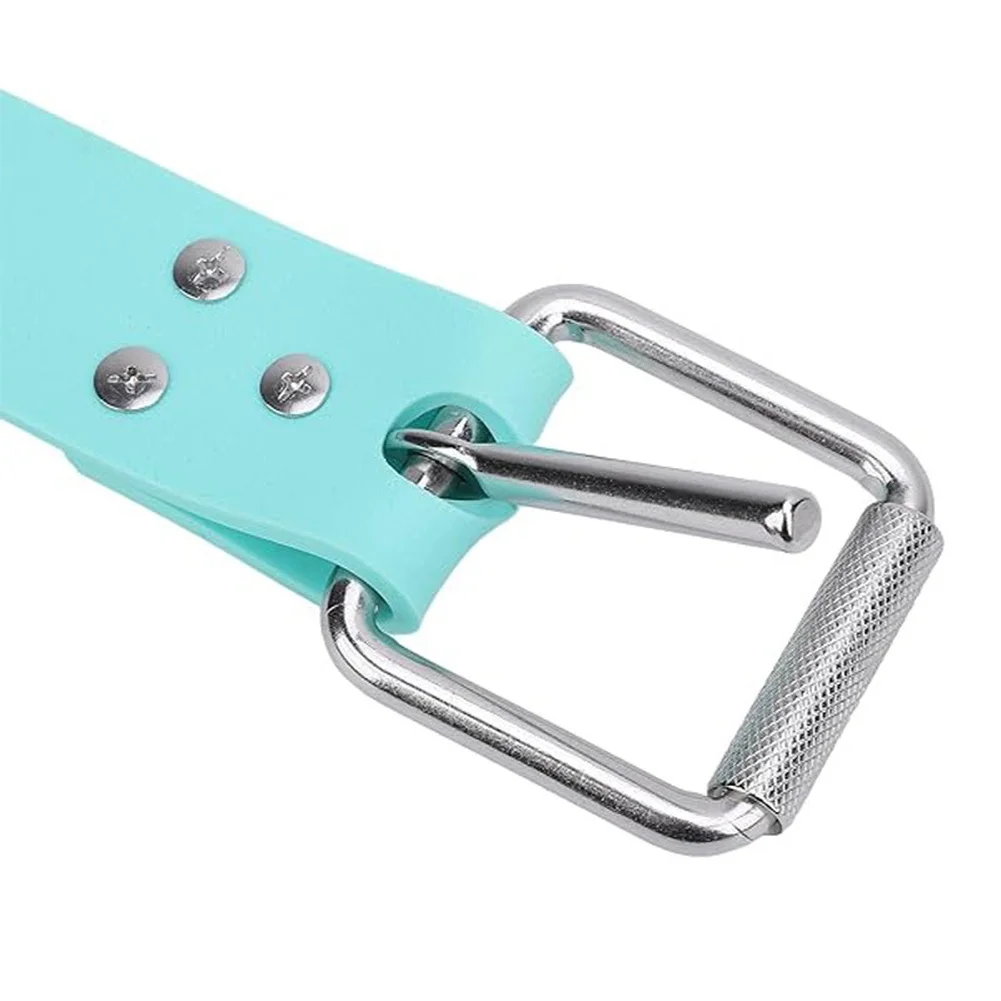 1. 1.5m Adjustable Silicone Weight Belt for Freediving Scuba Diving Featuring 316 Stainless Steel Buckle and High Visibility view 5