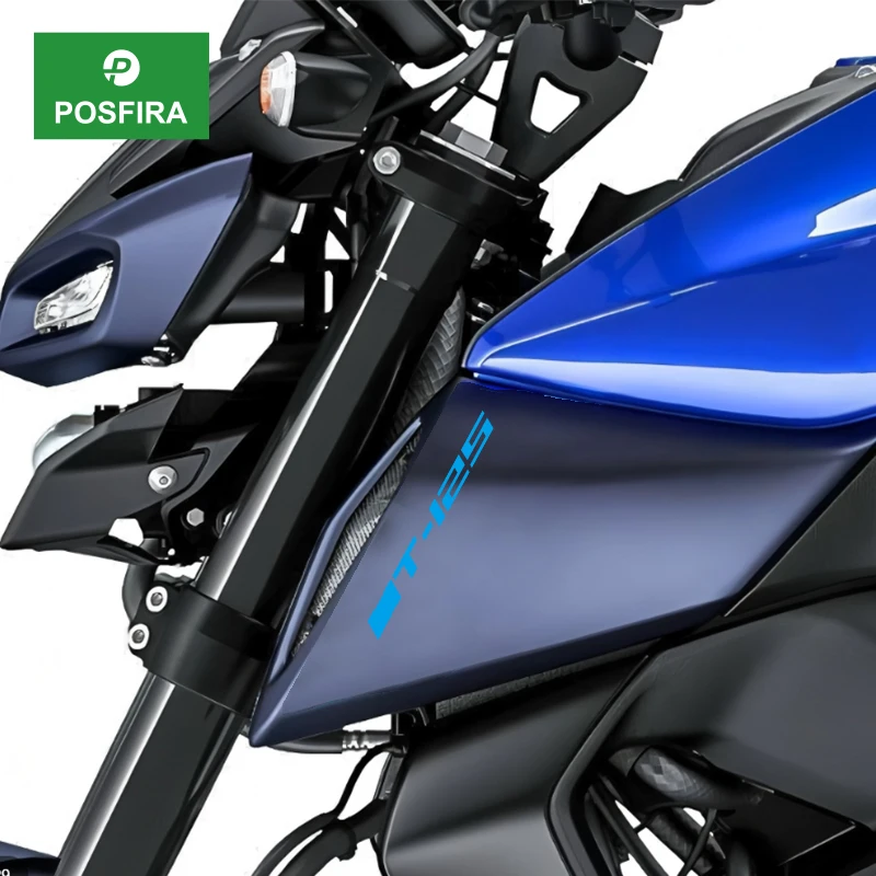 POSFIRA Motorcycle Fairing Stickers Vinyl Decals for Yamaha MT125 MT 125 2014-2026 2020 2021 2022 2023 2024 2025 Accessories
