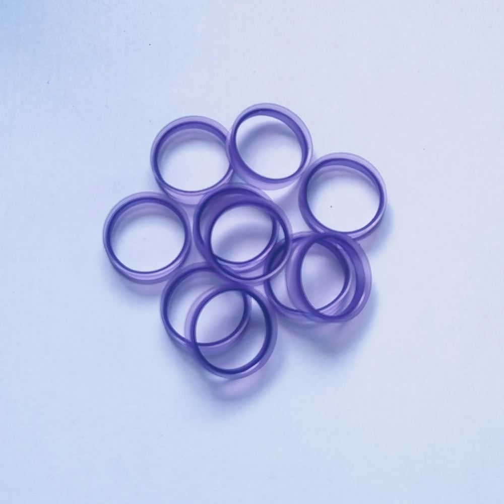 حلقات الأصابع البلاستيكية تُدرج قطع غيار مقص تصفيف الشعر