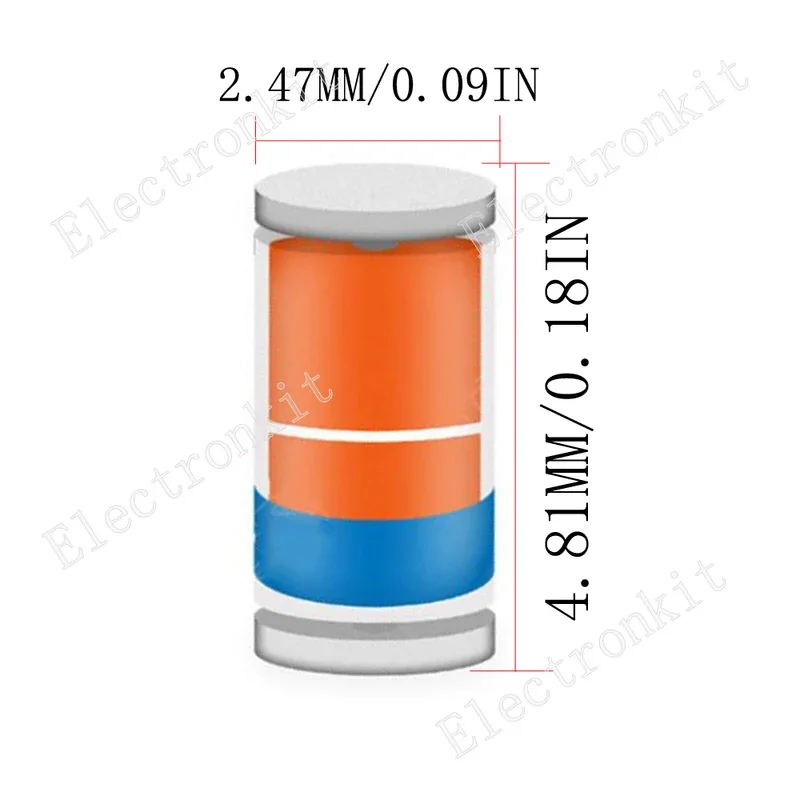 560pcs 28Value 1W SMD Zener Diode Kit LL-41 3.3V 3.9V 4.3V 4.7V 5.1V.5V 8.2V 9.1V 10V 12V 13V 15V 18V 22V 24V 30V 33V 39V 43V