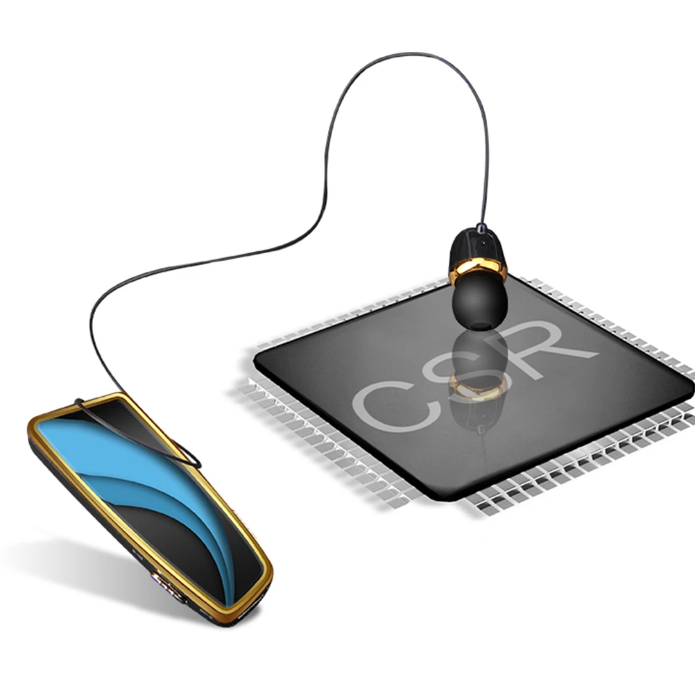 

Wireless Headset Retractable Collar Clip Earbuds Hands Free Calling Compatible With Smartphones Tablets Pc For Men