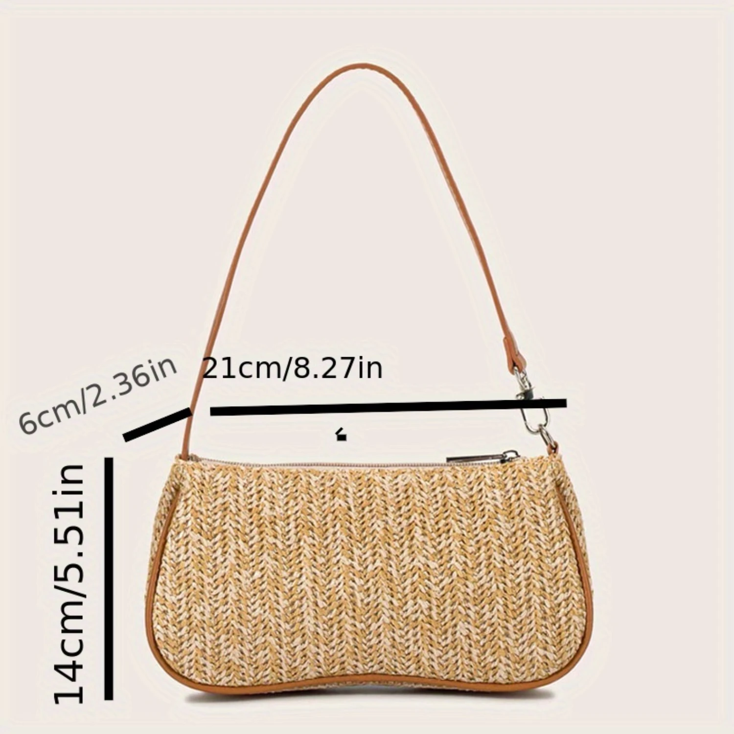 

New Underarm Braided Bag For Girls