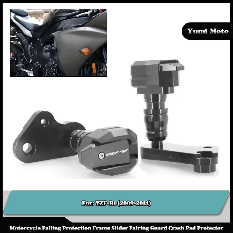 

For YAMAHA YZFR1 YZF-R1 YZF R1 2009-2014 2013 2012 Motorcycle Falling Protection Frame Slider Fairing Guard Crash Pad Protector