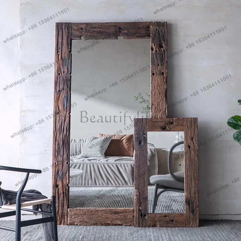 ld Long Luxury Mirror Wall Living Room Decoration Modern Full Body Bedroom Bathroom Mirror Funky Square  Home Products