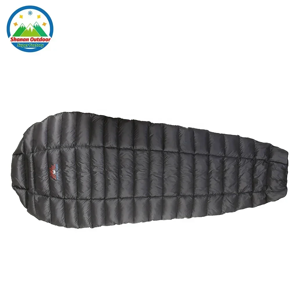 Goose Down Sleeping Bag Outdoor Alpine Guest Ultralight 95% 800fill Traveler Camping Sleeping Bag Mummy Shape Nylon Sleeping Bag