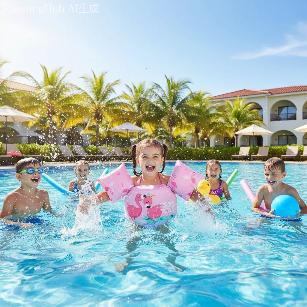 Baby Swimming Float Foam Safety Swimming Learning Swimming Vest Foam Buoyancy Armbands