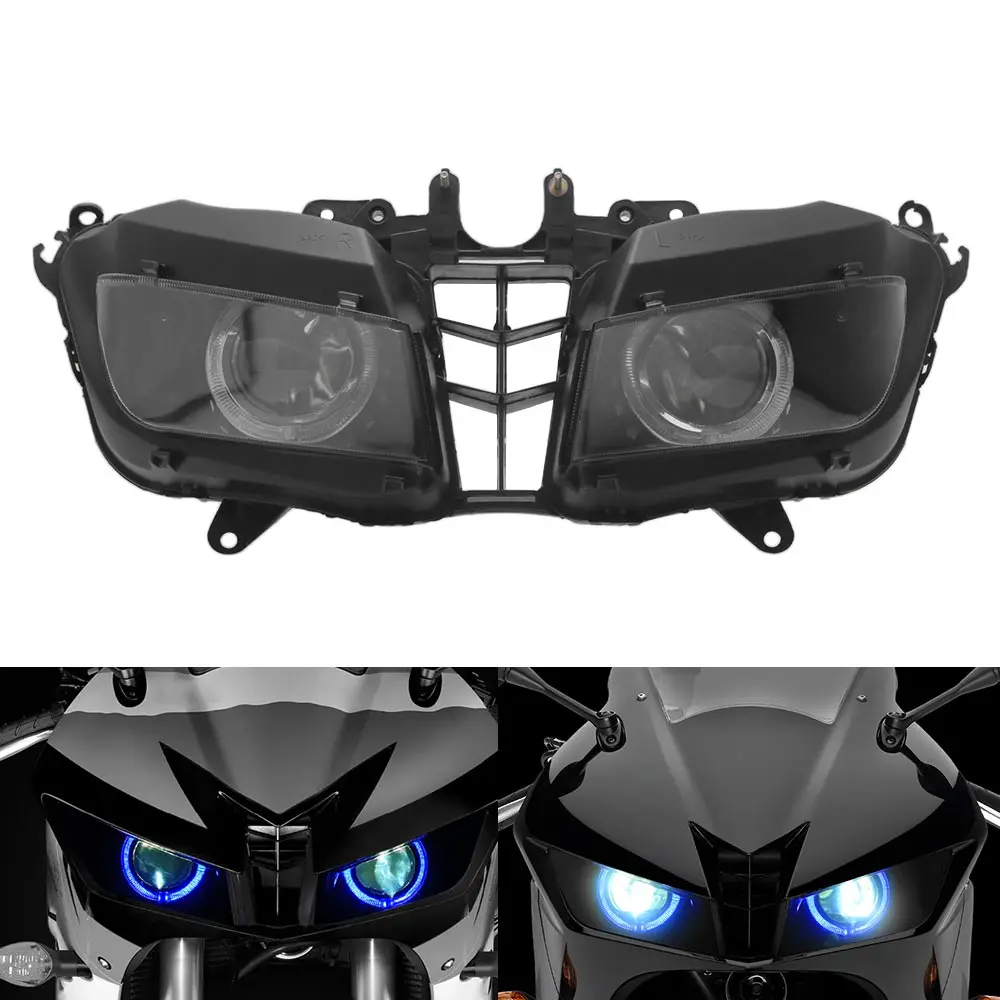 Motorcycle Accessories Front Assembled Headlight Lamp Assembly High/Low Beam On/Off Switch For Honda CBR600RR (CBR600RAF) 2015