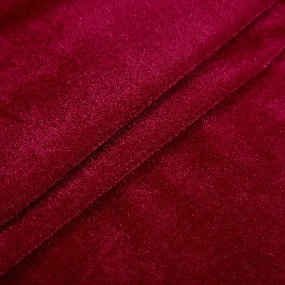 Protective Burgundy Color Keyboard Dust Cover Velvet Piano Keyboard Case Decorated Keyboard Protector 88 Keys Piano