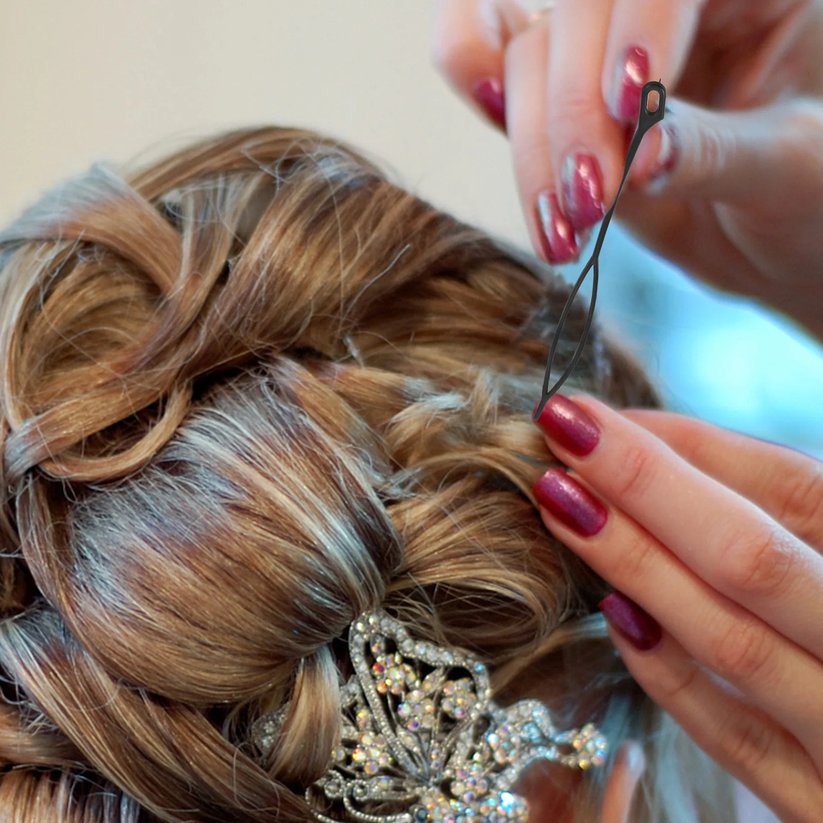 

30Pcs Ergonomic Dreadlocks Crochet Hooks Durable Plastic Hair Tool Braid Needles Hair Weaving Crochet Tool Set