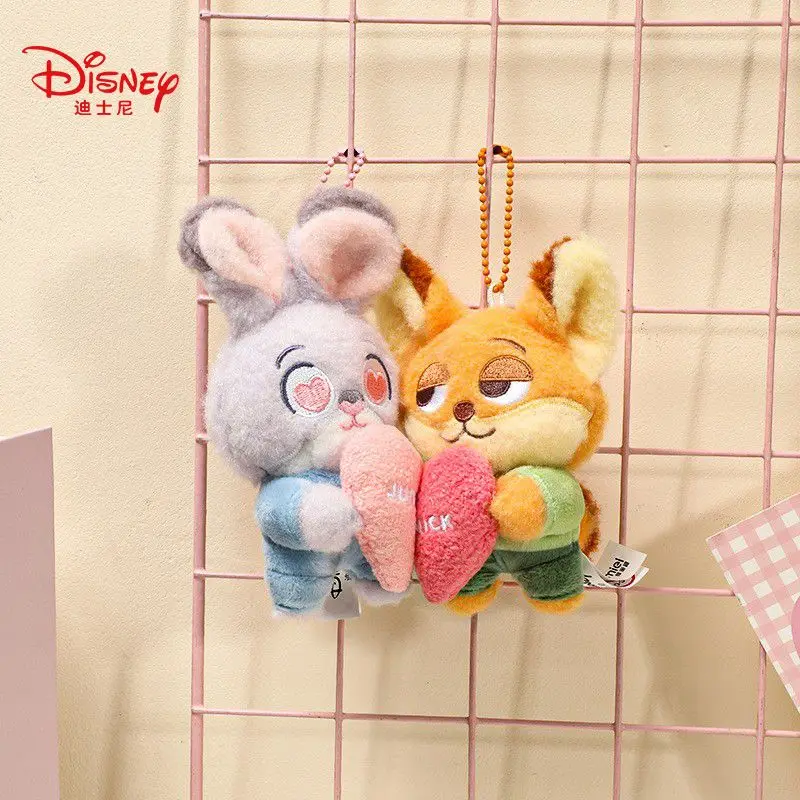 ديزني زوتوبيا نيك وايلد جوديث أفخم شغل المغناطيسي زوجين المفاتيح Cp دمية حقيبة قلادة الديكور هدية عيد الحب