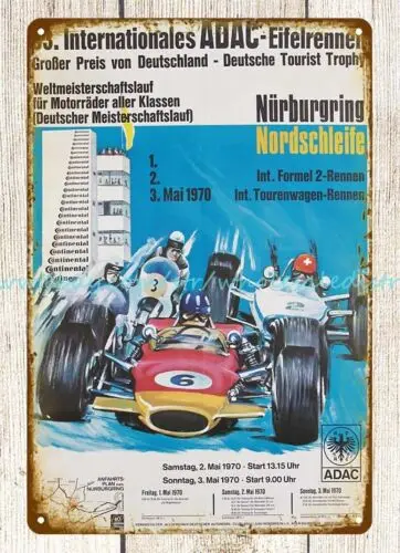 1970 f Nurburgring Nordschleife Sports racing car metal