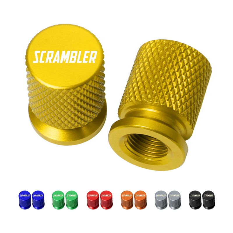 CNC TIre Valve Air Port Cover Cap Motorcycle Accessories For Ducati Scrambler 400 800 1100 2014 2015 2016 2017 2018 2019