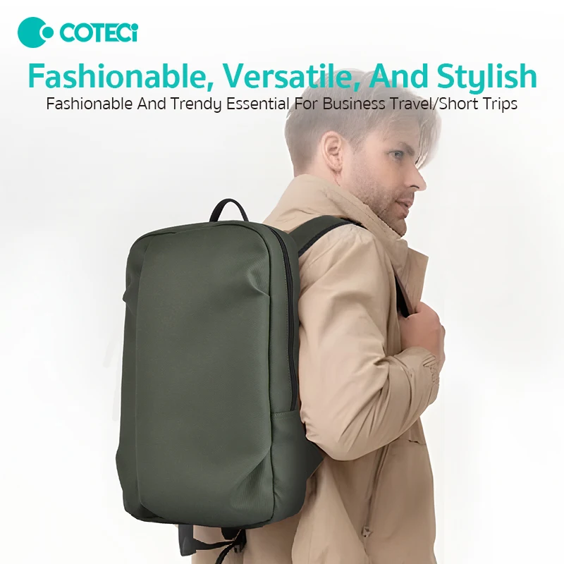 COTECi men's travel business computer backpack men's leisure backpack thin college student backpack