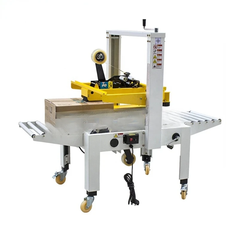

Widely Used semi automatic upper and lower drive belt tape box carton sealing machine/case sealing machine