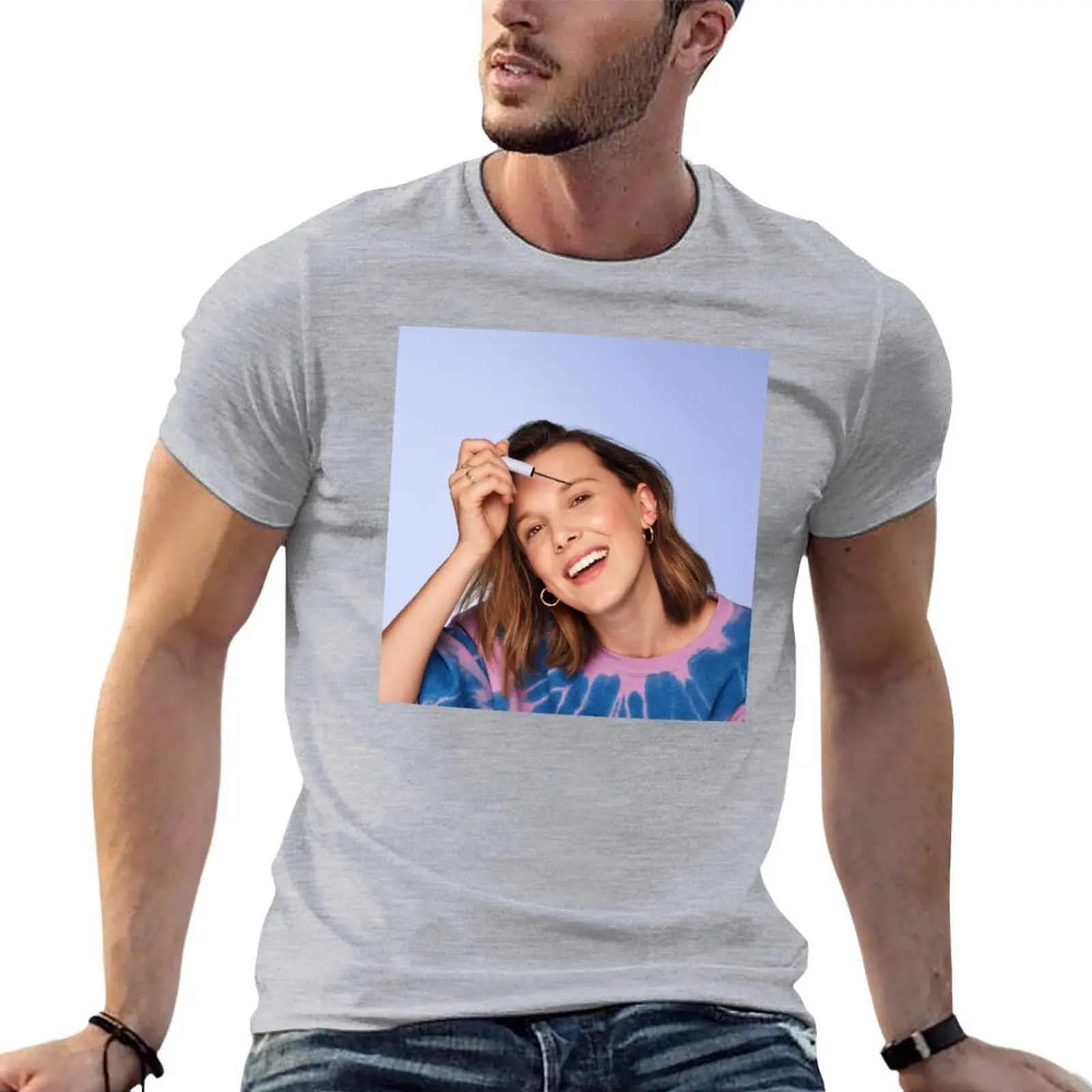 millie bobby brown T-Shirt black t shirts shirts graphic tees tees men t shirts